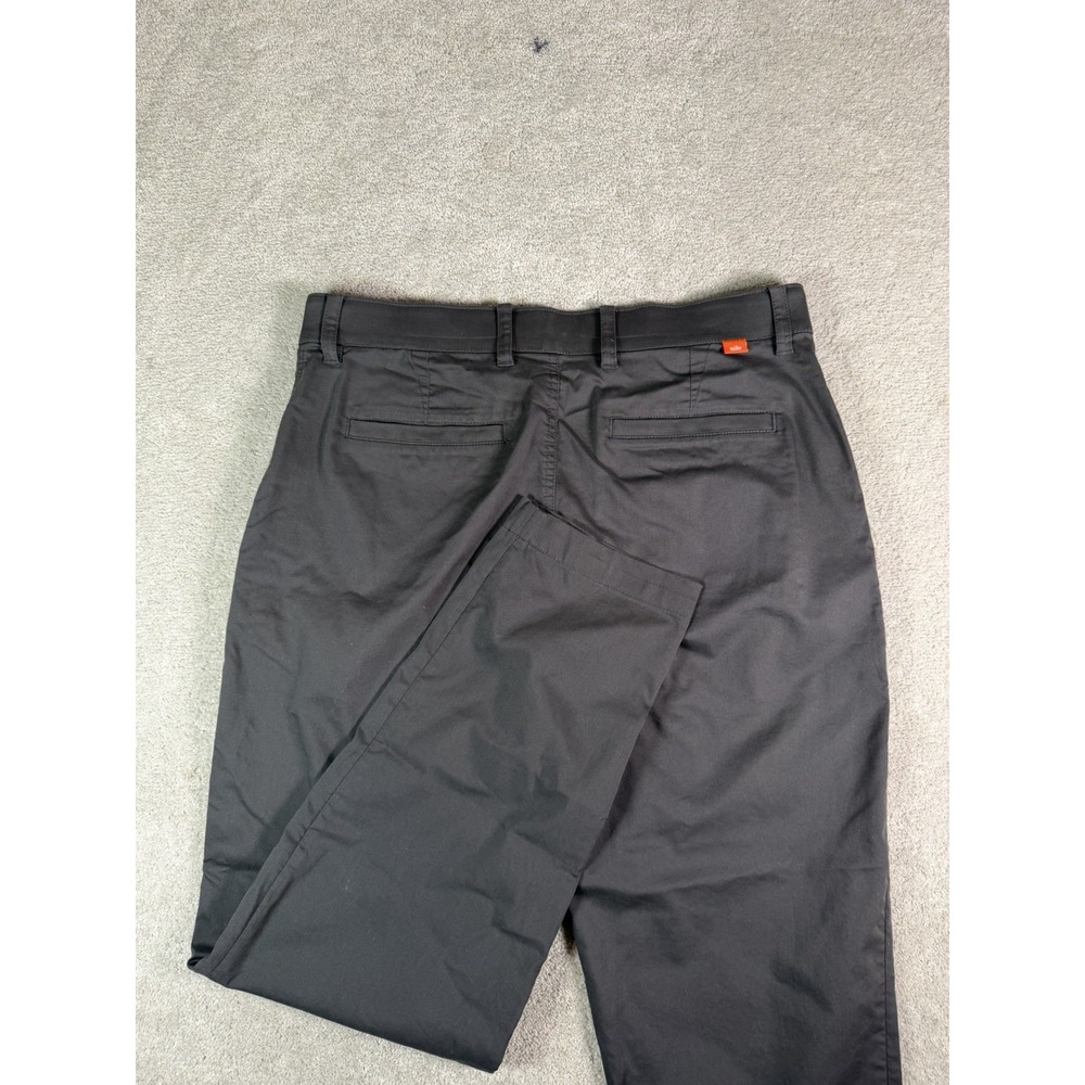 Nike Golf Chino Pants Mens 34x32 Charcoal Gray Dri-FIT Stretch Performance Euc